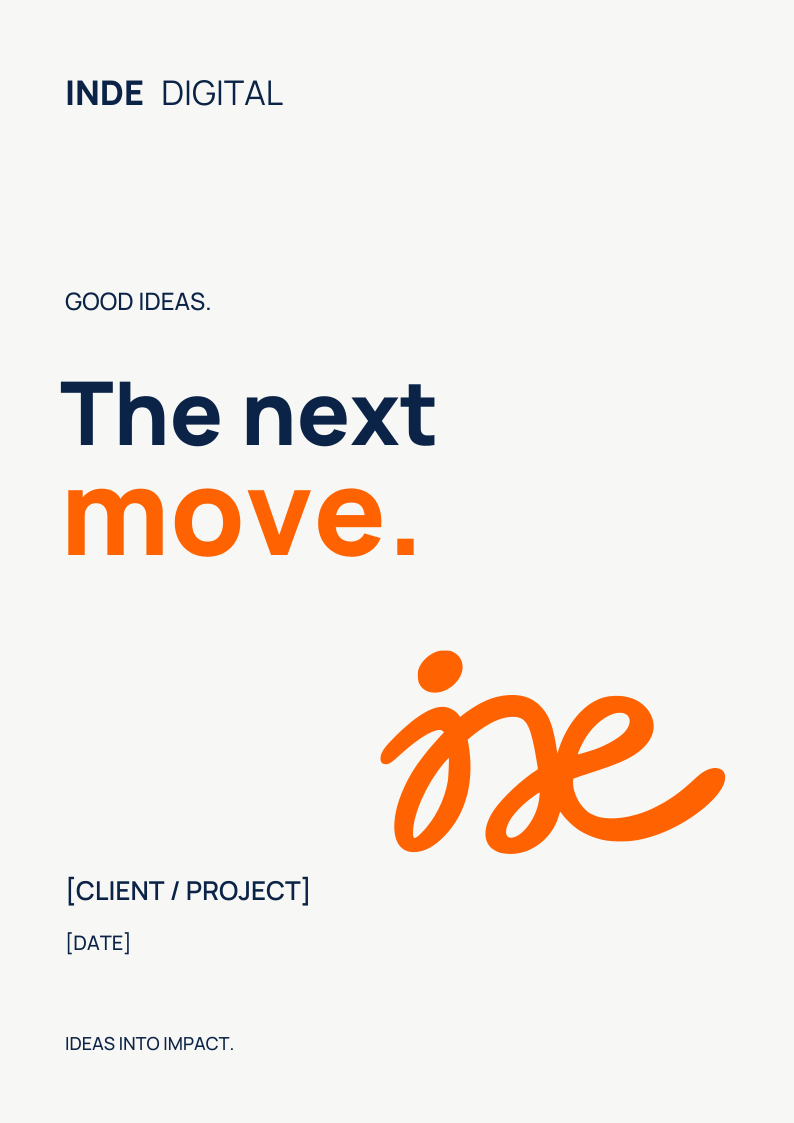 Proposal cover brand application